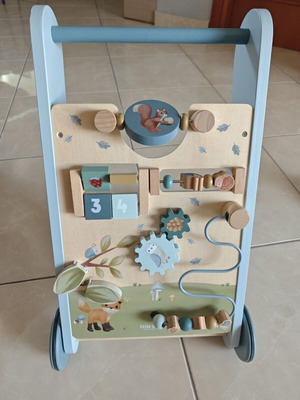 Little Dutch Forest Friends baby walker, blue