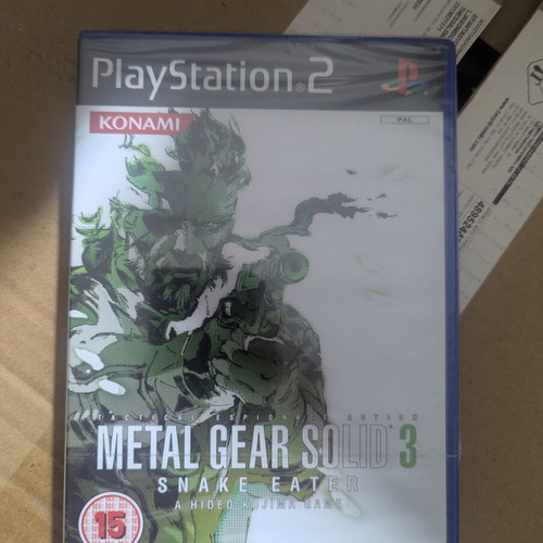 Metal Gear Solid 3 Snake Eater PlayStation 2 new sealed