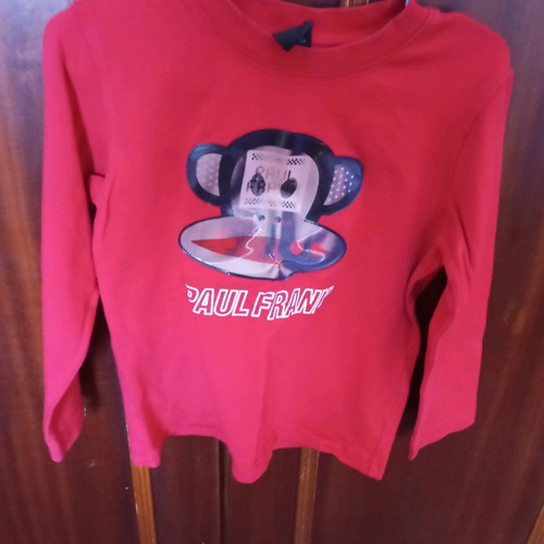Alouette red t-shirt for 3 years old like new