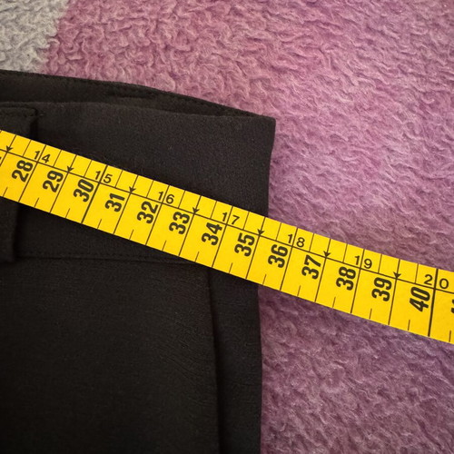 Cropped pants Please used, dark blue, size S