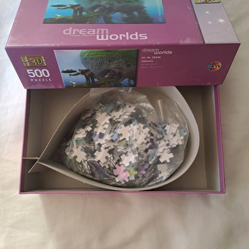 Heye puzzle 3D image used, 500 pieces
