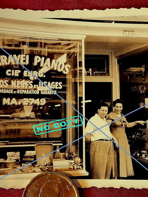 A. Maravei Pianos Vintage Photos Montreal 1950s