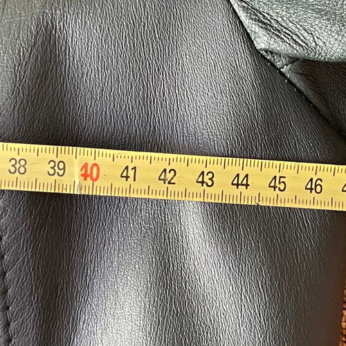 Vintage Leather Trench Coat England Size S M used