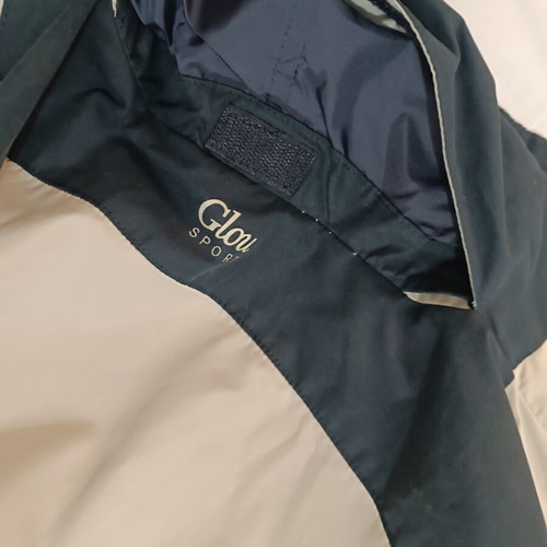 Glou Sport men's windbreaker jacket XL like new, beige with orange details