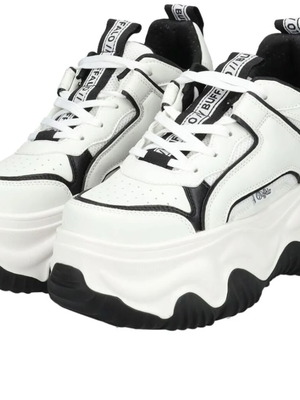 Buffalo sneakers like new, size 40, black and white