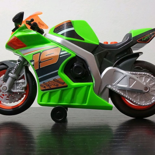 Nikko Nitro Green Motorcycle used 25cm with lights and sound