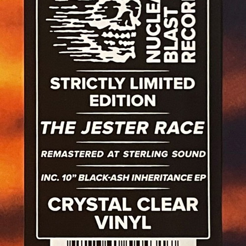 In Flames The Jester Race Limited Edition Clear Vinyl LP brand new
