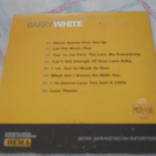 Barry White Barry White CD used, R&B Soul compilation