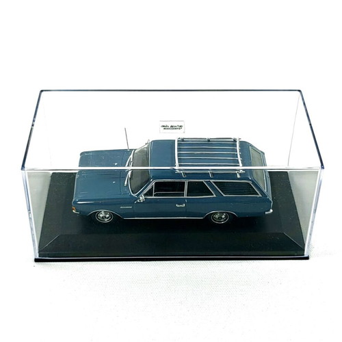 Opel Rekord C 1700 Break 1966 Blue Diecast Model Minichamps
