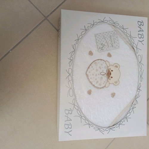 Baby bathrobe unused in original packaging