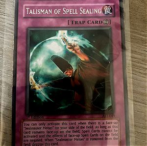 Talisman of Spell Sealing ast-049 1st Edition Rare Yu-Gi-Oh!