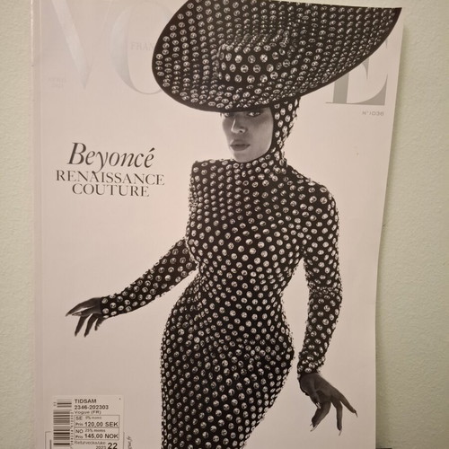 Vogue France April 2023 magazine featuring Beyonce, new