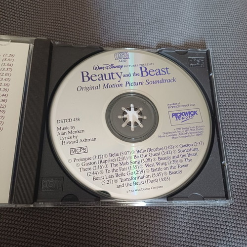 Beauty and the Beast CD soundtrack Walt Disney