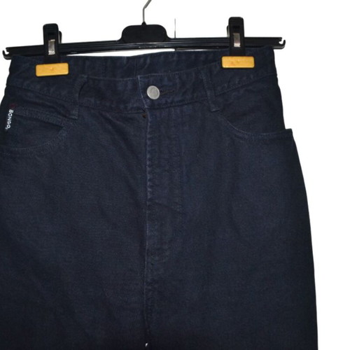 Mom jeans women's black high-waisted denim pants Bongo like new
