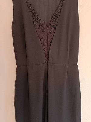 ST black one-piece jumpsuit like new official