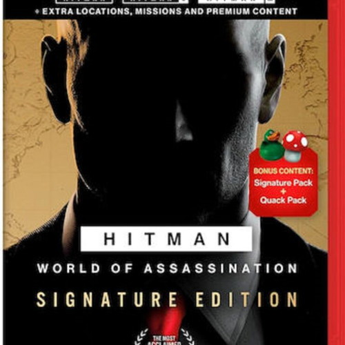 Hitman Signature Edition Game-Key Card Nintendo Switch 2 new