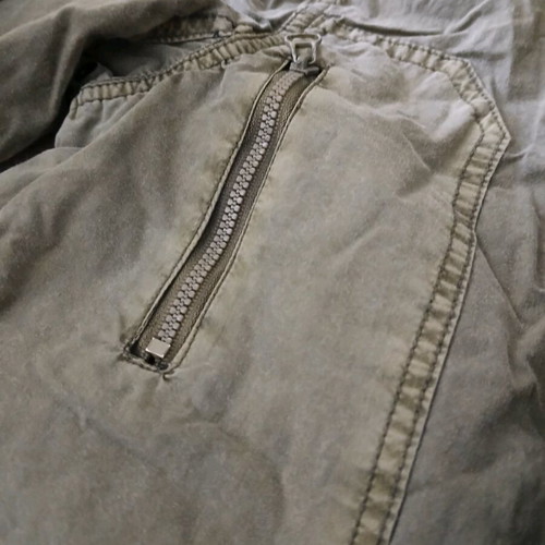 Kids jacket khaki gray like new, size 122-128 cm