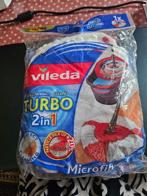 Ανταλλακτικό κεφάλι σφουγγαρίστρας Vileda Easy Wring Turbo καινούργιο