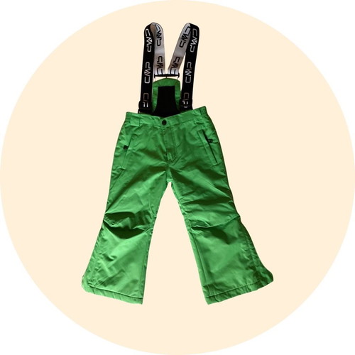 Children's ski suit new, waterproof, size 4 years, green