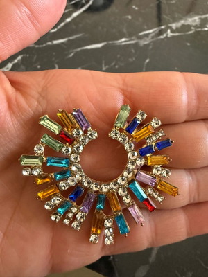 Multicolor earrings with stud new