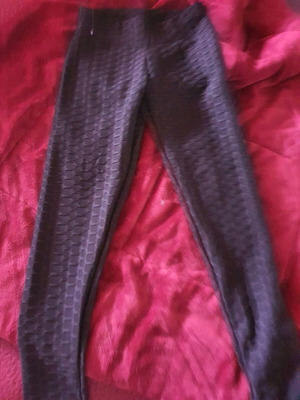 Leggings with fleece new, black, shaping and lifting effect