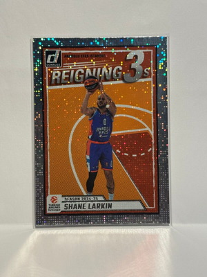 2024-25 Panini Donruss Euroleague Shane Larkin #6 Reigning 3s καινούργιο