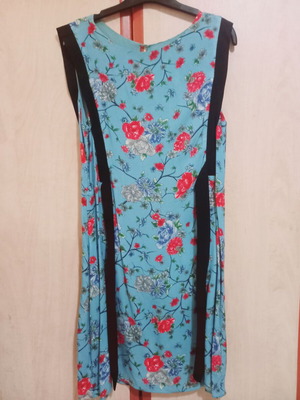 Attrattivo dress blue floral like new, cotton