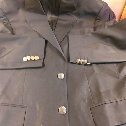 Men's navy blazer jacket size 48 Italian tailoring