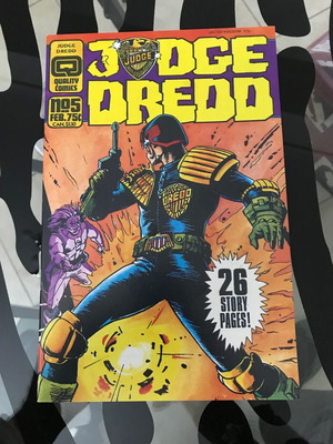 Judge Dredd The New Look 5 Eagle Comics 1986 new