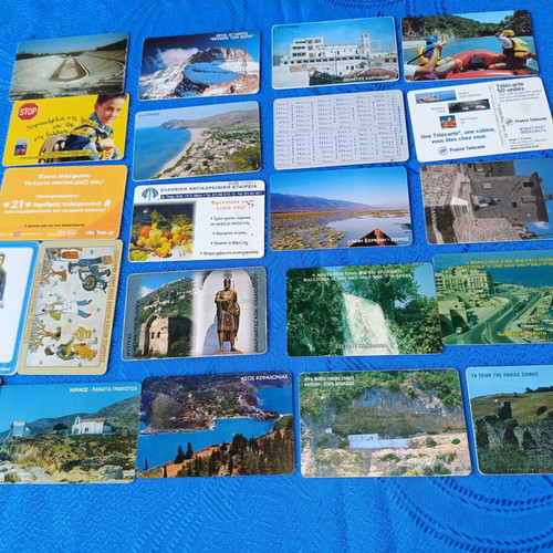 Ote phone cards vintage pack with 1200 drachmas, like new