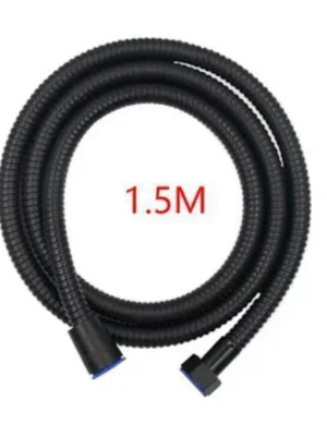 Stainless Steel Shower Hose 1.5m Black New