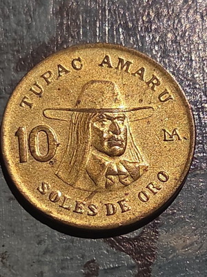 10 Soles de Oro Peru coin 1981, like new