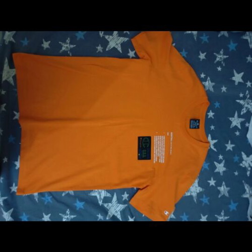 Champion T-shirt like new, size S, orange