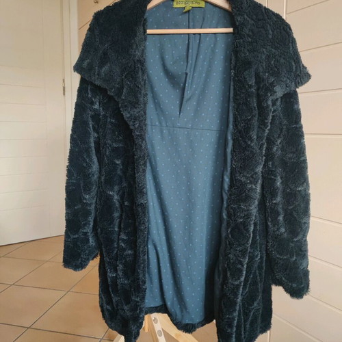Attrattivo fur coat like new, black, size S