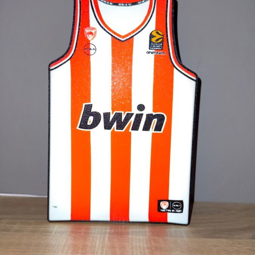 Decorative lamp basketball jersey style Olympiacos new