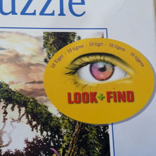 Παζλ Puzzle Land of the White Tiger Ravensburger 1000 κμτ. μεταχειρισμένο