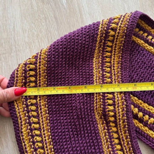 Egyptian cotton scarf and hat set new, purple and gold