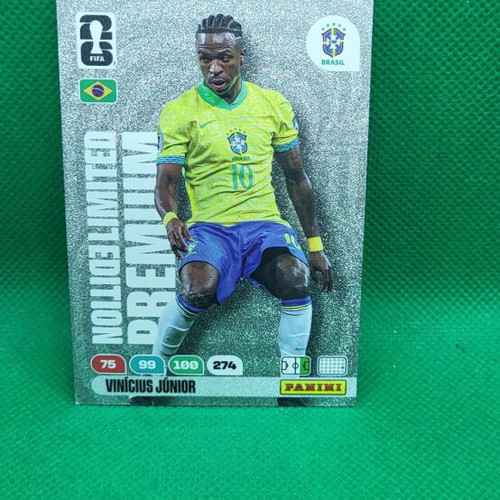 Vinicius Junior Limited Edition Premium κάρτα Panini FIFA World Cup 2026 καινούργια