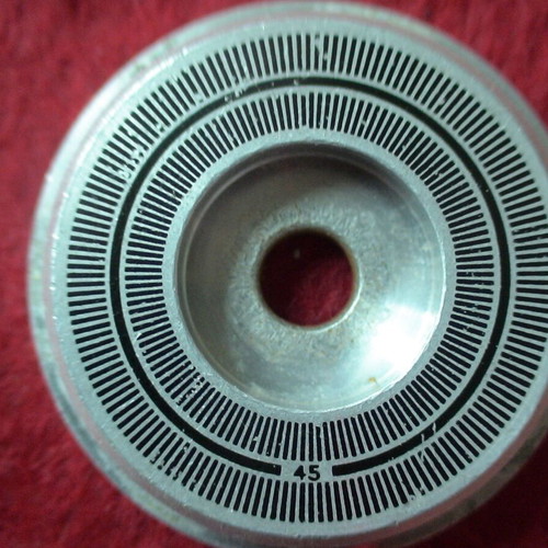 Thorens 45 RPM Strobe Adapter used for vinyl records