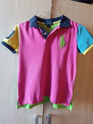 Ralph Lauren Polo shirt size 7 colorful like new