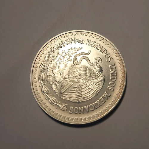 Libertad Mexican Silver 1 oz 1998 new, rare year, matte satin finish