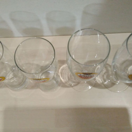 Amstel Beer large beer glass collection, 12 pieces, 2004-05