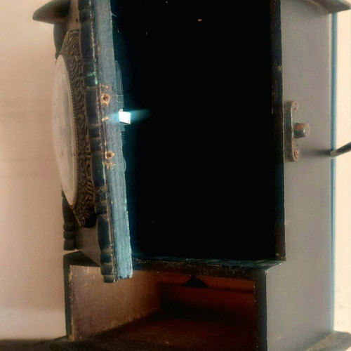 Vintage clock with secret compartment used
