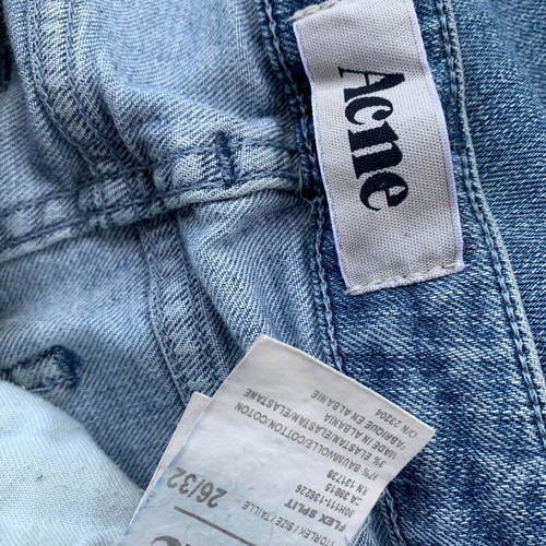Acne Flex Split women's jeans used, size 26/32, blue