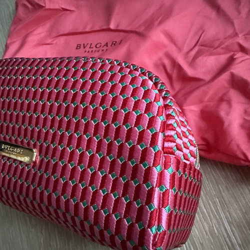 Bvlgari beauty pouch new, pink