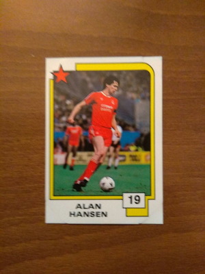 Κάρτα Panini Soccer Superstars 1988 Νο19 Alan Hansen μεταχειρισμένη