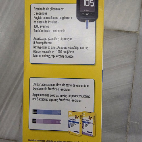 Abbott blood glucose and ketone monitoring system like new