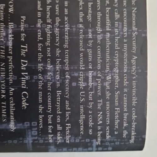 Digital Fortress by Dan Brown used, English edition