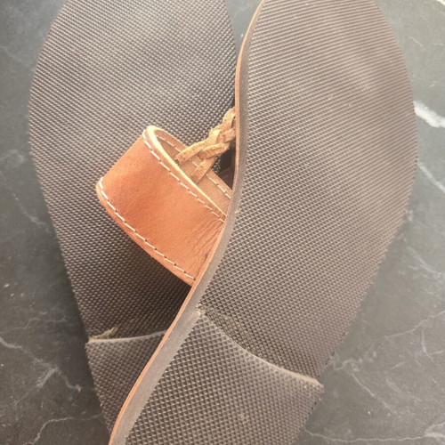 Kouros Leather handmade ancient Greek leather sandals with braid
