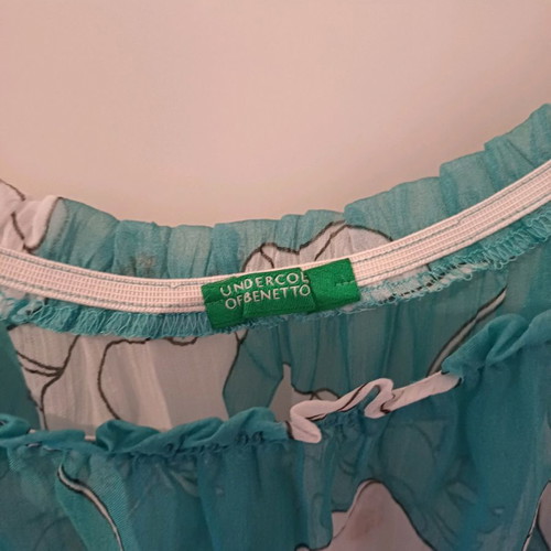 Καφτανι Benetton μεταχειρισμένο, διαφανές ύφασμα, one size